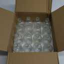 Glass Bud Vase Set of 16, Small Flower Vases, Glass Vases for Centerpieces, Vintage Home Table Decorations Bud Vases (16 Pcs, Clear)