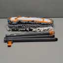 Mops for Floor Cleaning with 3 Different Washable Pads and Extendable 55 Long Handle, Multifunction Dust Mop for Hardwood,Marble,Tile Floor Mopping,Orange