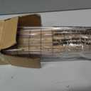 LazBlinds No Drill Bamboo Roman Shades, 35" W x 48" H, Malay Umber