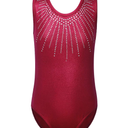 BAOHULU Gymnastics Leotards for Girls Shiny Jewels Kids Athletic Apperal Dance Outfit, 10A