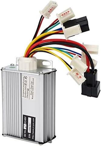 Aftermarket Controller 48v 1000w for Brushed Electric Motor Engine Scooter with Black Battery Connector Terminal