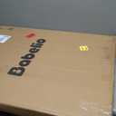 BABELIO 36 Inch Extra Tall Baby Gate with Cat Door, 29-40" Metal Pet Door for Stairs, Doorways, House, Auto Close, Easy Walk Thru, Gray