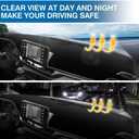 KUST Black Dash Cover for Toyota Sienna 2021-2024 2025 2026 (with HUD) (Not fit for 2026 Sienna Without HUD) Non-Slip Dashboard Cover Polyester Accessories for Sienna Custom Fit Dash Mat No Glare