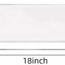 Acrylic Cutting Board with Counter Lip, 18x14 Inch Large Clear Cutting Board for Countertop,60% Thicker,Non-Slip