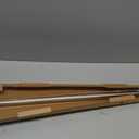 Ivilon Drapery Window Curtain Rod - End Cap Style Design 1 Inch Pole. 48 to 86 Inch Color Warm Gold