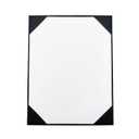 Menu Holders Made of Premium Faux Leather - Single Panel (10-Pack) Menu Covers Single Page (Black, 8.5" x 11")