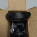 2Pcs 55mm Rubber Swivel Castor Wheels - 360 Degree Quiet Trolley & Furniture Caster