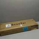 Scooters for Kids 8-12, Teens & Adults - Lightweight, Foldable, 8-Inch Big Wheels, Hand Brake & Bell, 4 Adjustable Height Levels, 240 lbs Max Load, Perfect for School, Campus and Park Rides (Black)