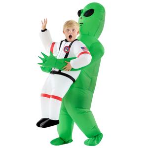 Morph Inflatable Alien Costume for Kids, Astronaut Blow Up Halloween Costume for Boys Girls