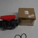 PVC Union Ball Valve, 2" Inch (DN50) True Union Full Flow Ball Valve with ASTM EPDM O-ring, Slip Socket, Full Port for Water System