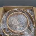 Maliralt Hanging Lamps Rattan Pendant Light - 16.4ft Plug in Cord Hanging Light Fixture Plug Into Wall Outlet Pendant Lighting with On Off Switch for Bedroom Living (Lantern Shade)