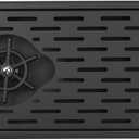 Pitcher RinsersPitcher Washer, Espresso Washer And Spray, Drainage And Drip Tray, 304 Stainless Steel Bar Glass Washer Sink, Suitable For Home Kitchen, Hotel, Coffee Shop, Restaurant (Black)