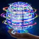 Flying orb Ball 2025 Hover Boomerang Ball 6 Lighting Effects Cool Toys Gift for 678910+ Year Kids Teen Adults Indoor Outdoor Blue Flying Ball Toy