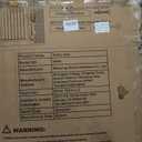 Extra Wide Baby Gate with 14.17in Extensions - Walk Through Pressure Mount Auto Close Child Safety Gate (Black, Extension-14.17"/36cm)