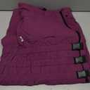 Warm Double Layers Dog Vest - 4 Legs Covered Windproof Waterproof Reflective Coat, Outdoor Skating Costume for Small Medium Large Dogs, Purple 4XL (Back 25")