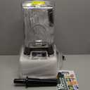 WantJoin Commercial Professional Blender With Shield Quiet Sound Enclosure 2200W Industries Strong and Quiet Professional-Grade Power, Self-Cleaning, Silver