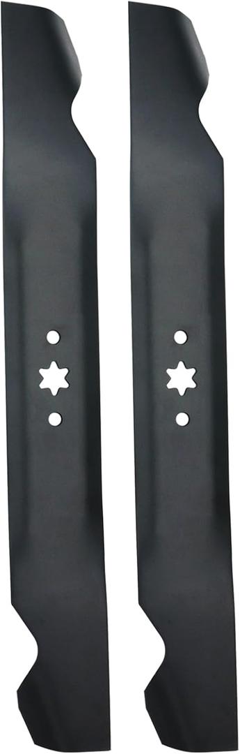 Cub Cadet 46 inch Mower Blades 942-04244A High-Lift Blades for MTD Cub Cadet XT1 XT2 LT46 LTX1045 Replaces 942-04290 742-04244 942-04244(2 Pack)