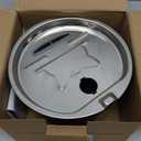 Cat Water Fountain Advanced 304 Stainless Steel 2.2L/74oz with Detachable Tank, Easy to Clean, Automatic Pet Fountain Quiet Cats Water Dispenser, Perfect for Indoor Cats Dogs