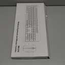 Wireless Keyboard and Mouse Combo, Full-Size Silent Ergonomic Keyboard and Optical Mouse, Long Battery Life, 2.4GHz Lag-Free Cordless Mice Keyboard for Computer, Mac, Laptop, PC, Windows (Black)