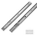 LONTAN 10 Pairs Soft Close Drawer Slides 20in SL4502S3-20 Ball Bearing Full Extension Dresser Drawer Glides Side Mount Heavy Duty Cabinet Rails 100lb Capacity