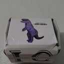 Inflatable Dinosaur Costume Adult, Fancy Halloween Blow up T-Rex Costume Full Body Dino Costume for Cosplay Party (Purple)