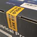 ELECTECK 10 Pack GFCI Outlets 15 Amp, Outdoor Weather Resistant (WR), Ultra Slim GFI Receptacles with LED Indicator, Ground Fault Circuit Interrupter, Wallplate Included, ETL Listed, White