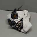 Fiend Bray Wyatt Mask Scary Demon Face Mask with Elastic Band Realistic Halloween Cosplay Costume Mask for Adults (One Size, White)