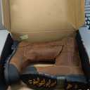 GEORGIA BOOT Rumbler Composite Toe Waterproof Pull-on Work Boot (10.5, Black and Brown)