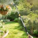 VOXON Watering Wand for Garden Hose, Adjustable 2943 Inch Watering Wand with 10 Spray Patterns & 180 Swivel Head, Thumb Flow Control, for Hanging Baskets, High Shrubs & Patio Plants