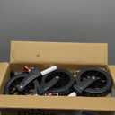 Collapsible Wagon Cart with Wheels Foldable - Folding Utility Heavy Duty Wagons Carts for Grocery Sports Garden Shopping Camping Wheelbarrows (Black, 150L)