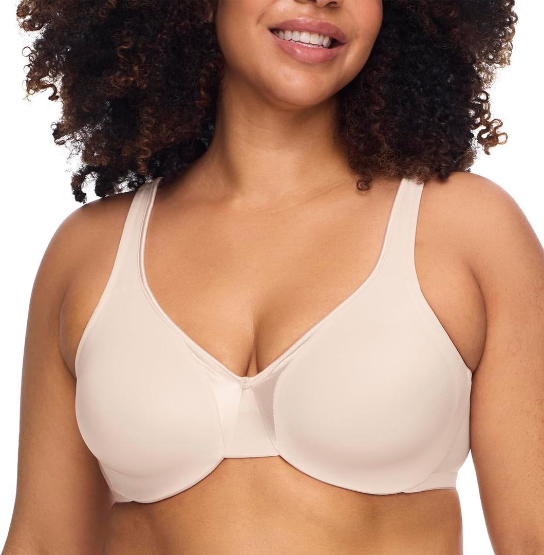 Warner's Womens Signature Support Cushioned Underwire for Support and Comfort Underwire Unlined Full-Coverage Bra 35002a (44D)