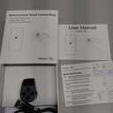 TikTok Scrolling Ring Remote Control,Page Turner for iPad iPhone & Android Tablet,Bluetooth Camera Remote, Scrolling Ring for TikTok,YouTube,Instagram,iOS,Android (Black)