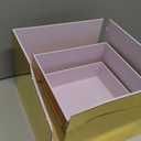 3 Pcs Acrylic Risers for Display, Acrylic Cube Boxes Gold Risers Food Display Risers Stand Shelf for Catering Dessert Collectibles Jewelry Figures Party (Gold 3pc) (Gold 3pcs (6",7",8"))