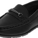 French Toast Toddler Boy Loafers Penny Moccasin School Driving Dress Shoes for Boys (Black, 5)