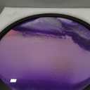 BGFJYUK 24" Moving Sand Art Dcor, Wall Mounted Sand Art Liquid Motion 3D Dynamic Sculpture,360Rotate Wall Art Deep Sea Sandscape,Glass Crafts Solid Wood Frame,Relaxing Quicksand Dcor (Purple) (24inch, Puple)
