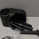 Toilet Brush and Plunger Set: 2-in-1 Heavy Duty Toilet Plunger and Bowl Brush Combo with Holder for Bathroom Cleaning - Black