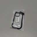 iPhone 16 Pro Max Case Cute 3D Bow for Women Girls, Kawii Cat Ear Kitty Design Soft Silicone and Clear Hard Shockproof Black Phone Case for iPhone 16 Pro Max 6.9inch