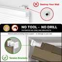 LazBlinds Cordless Cellular Shades, No Tools No Drill Blackout Honeycomb Shades Pleated Blinds for Windows, 38'' W x 48'' H, Taupe