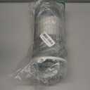 QIYVLOS Toothbrush Holders with Sliding Lid, Rotating 3 Slots Bathroom Organizer Countertop, Tooth Brush Toothpaste Holder Bathroom Counter Stand Sink Organizer Caddy for Vanity Makeup Brushes Holder (White+Transparent Black)