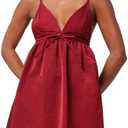 Lulus Women's Brit Tie Back Mini Dress, Size: Medium