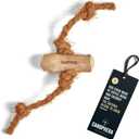 CANOPHERA Dog Chew Coffee Wood and Coconut Rope Toy for Healthy Teeth and Gums Size Small - All Dog Breeds