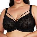 HSIA Minimizer Bras for Women Full Coverage, Unlined Lace Sexy Plus Size Underwire Bra for Large Breasts