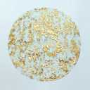 Snowkingdom Gold Placemats Set of 50 Round 13 Inch Foil Mesh Pressed Bulk Disposable Fall Table Mates 50 Pack Gold Doilies for Dining Table Wedding Birthday Party Holiday Home Decoration