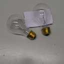 Satco S3940 25 Watt 170 Lumens A19 Incandescent Soft White 2700K Clear Light Bulb, 2-Pack