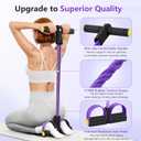 Upgraded Pedal Resistance Band with Handle, Soft Durable Fashion Puller Exercise with Thickened 6 Tension Ropes, Tube Pedal Resistance Device for Abdomen, Waist, Arm, Leg, Core/ABS