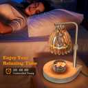 Mothers Day Gifts, Candle Warmer Lamp with Adjustable Height, Timer & Dimmer, Birthday Gifts for Women, Elegant Gift Box & Greeting Card, Candle Lamp with 2 Bulbs for Home Decor/Bedroom/Office
