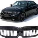 Joyzeal Double Slat Kidney Grille for 2019-2022 BMW G20 G21 Sedan