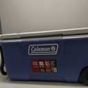 Coleman Classic Series Insulated Portable Rolling Cooler with Wheels, Leak-Resistant Outdoor Hard Cooler Keeps Ice up to 5 Days, 100-Quart (Twilight)