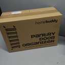 HomeBuddy Pantry Door Organizer - 6 Basket Over The Door Organizer, Sturdy Back of Door Storage Organizer with 3 Sets of Padded Hooks - Door Shelf for Kitchen, Bathroom, Wardrobe