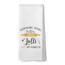 Gaga Gifts Kitchen Dish Towels, Grandma Grammy Gifts for Women Mother from Grandkids Grandchild, Thank You Gift for Grandmother Grand Hand Towels Kitchen Tea Towels Decorations, 16x24inch (Everything10)